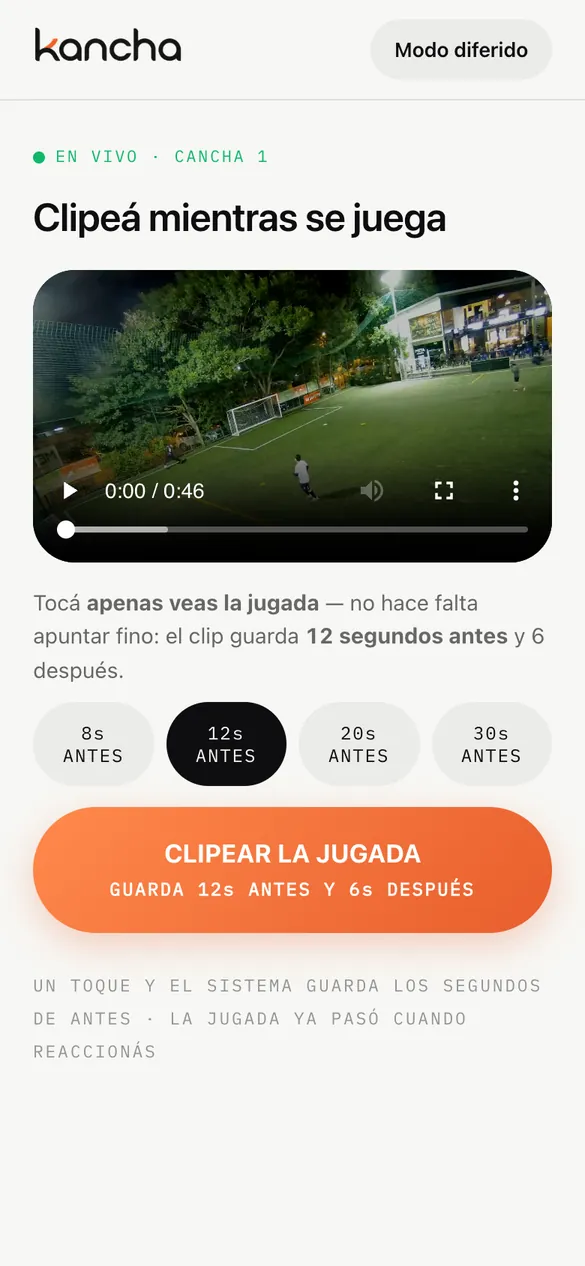 Clipeá mientras se juega